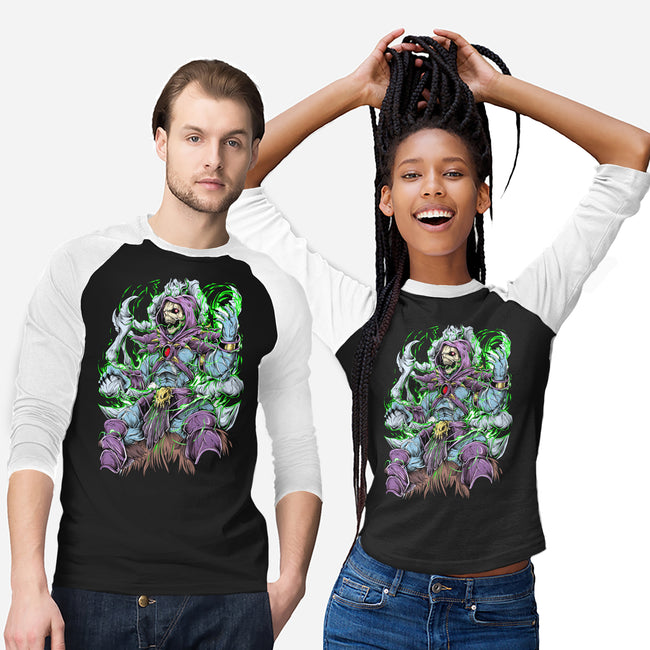 King Skeleton-Unisex-Baseball-Tee-Guilherme magno de oliveira