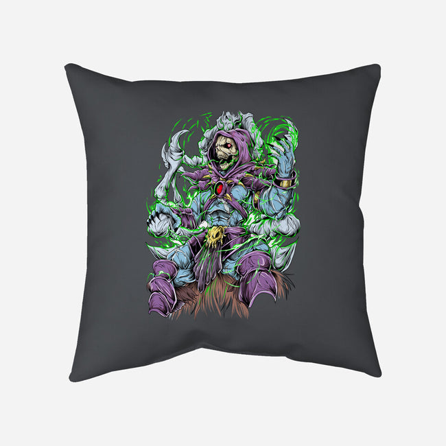King Skeleton-None-Removable Cover w Insert-Throw Pillow-Guilherme magno de oliveira