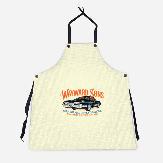 Wayward Sons Paranormal Investigations-Unisex-Kitchen-Apron-momma_gorilla