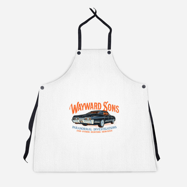 Wayward Sons Paranormal Investigations-Unisex-Kitchen-Apron-momma_gorilla