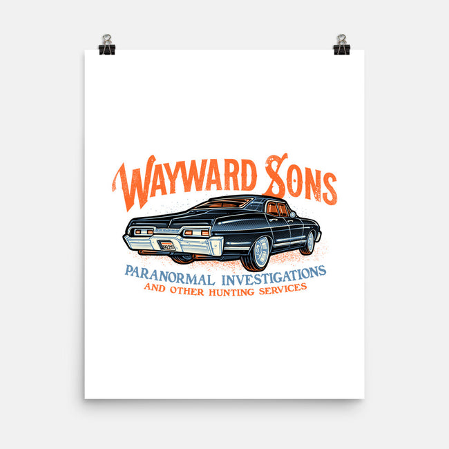 Wayward Sons Paranormal Investigations-None-Matte-Poster-momma_gorilla
