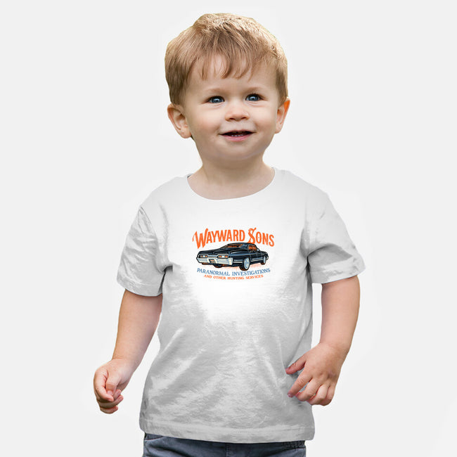 Wayward Sons Paranormal Investigations-Baby-Basic-Tee-momma_gorilla