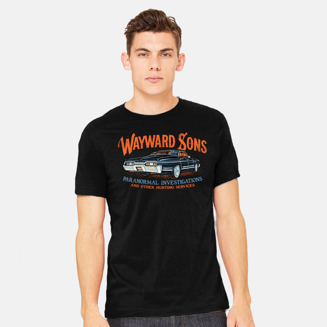 Wayward Sons Paranormal Investigations-Mens-Heavyweight-Tee-momma_gorilla