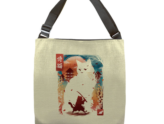 Samurai Cat Landscape