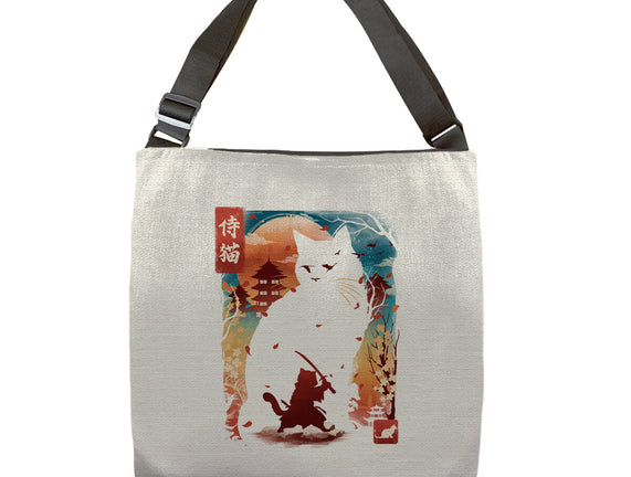 Samurai Cat Landscape