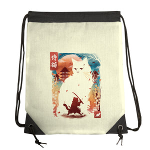 Samurai Cat Landscape
