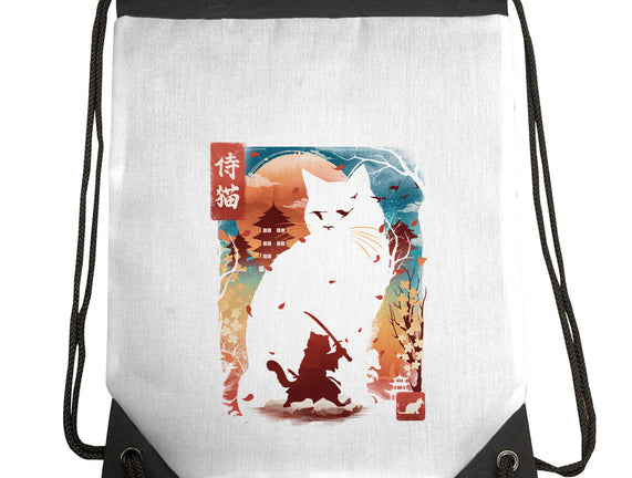 Samurai Cat Landscape