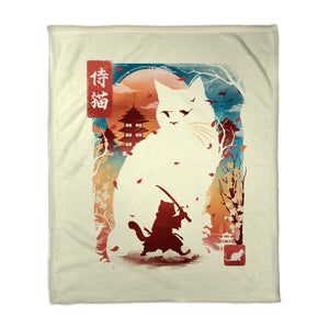 Samurai Cat Landscape