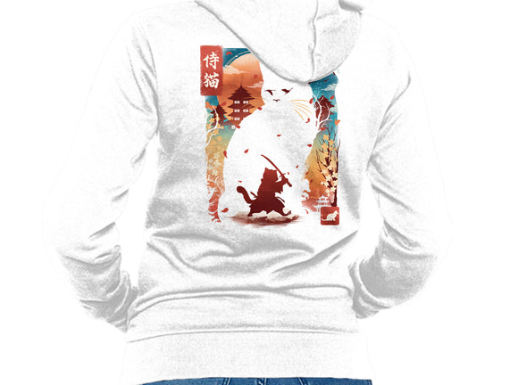 Samurai Cat Landscape