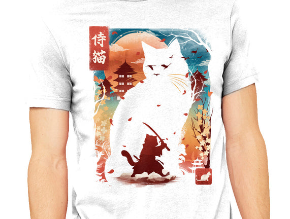 Samurai Cat Landscape