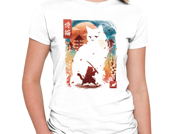 Samurai Cat Landscape