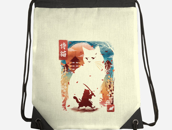 Samurai Cat Landscape
