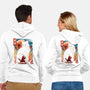 Samurai Cat Landscape-Unisex-Zip-Up-Sweatshirt-dandingeroz