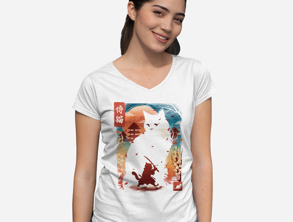 Samurai Cat Landscape