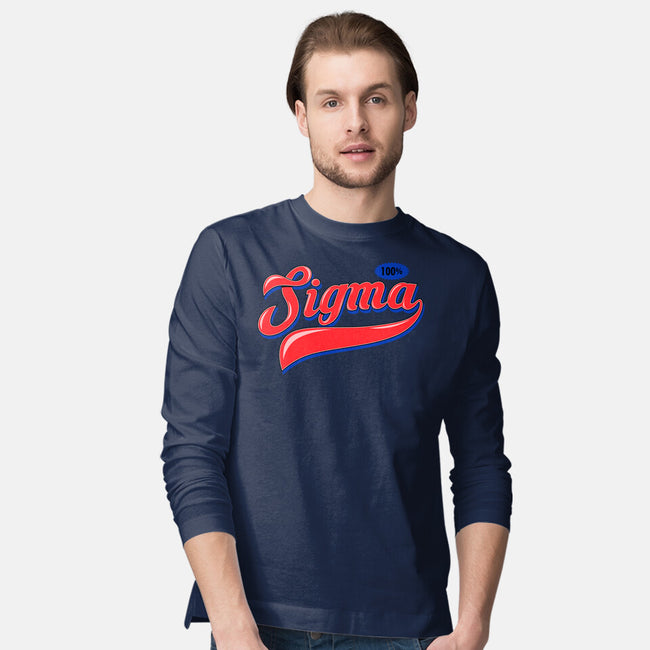100% Sigma-Mens-Long Sleeved-Tee-Boggs Nicolas