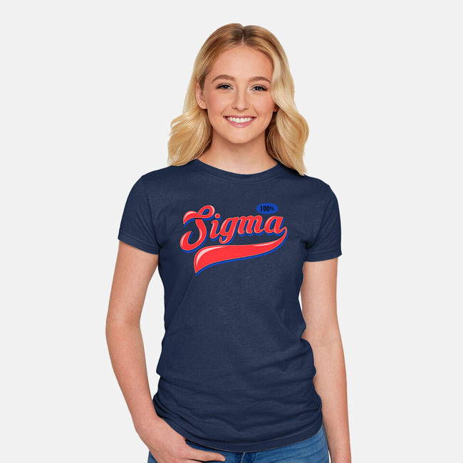 100% Sigma-Womens-Fitted-Tee-Boggs Nicolas