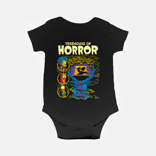 Tree House Of Horror-Baby-Basic-Onesie-Jorgetiradoart