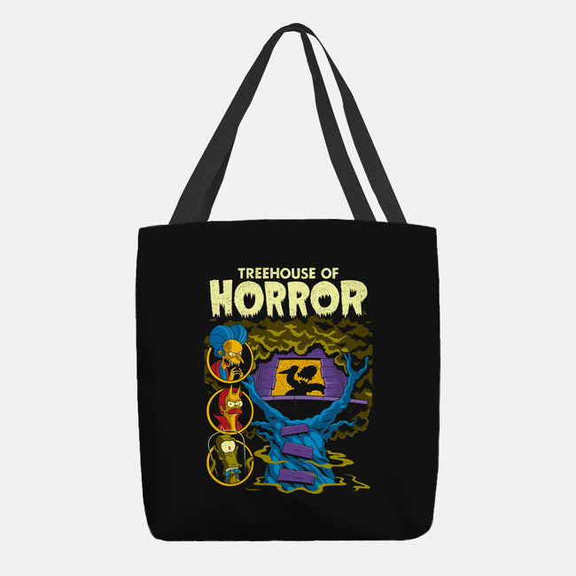 Tree House Of Horror-None-Basic Tote-Bag-Jorgetiradoart
