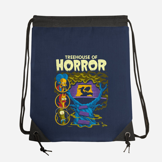 Tree House Of Horror-None-Drawstring-Bag-Jorgetiradoart