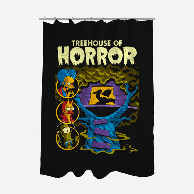 Tree House Of Horror-None-Polyester-Shower Curtain-Jorgetiradoart