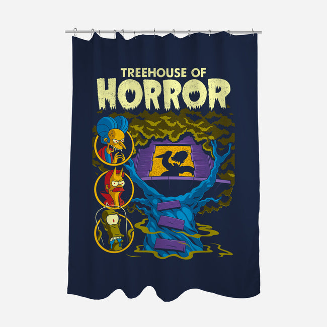 Tree House Of Horror-None-Polyester-Shower Curtain-Jorgetiradoart