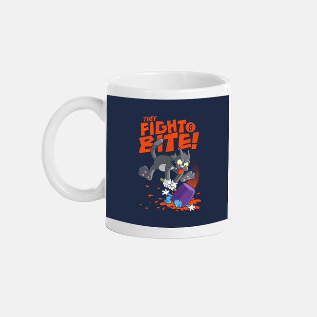 They Fight And Bite-None-Mug-Drinkware-Jorgetiradoart