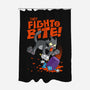 They Fight And Bite-None-Polyester-Shower Curtain-Jorgetiradoart