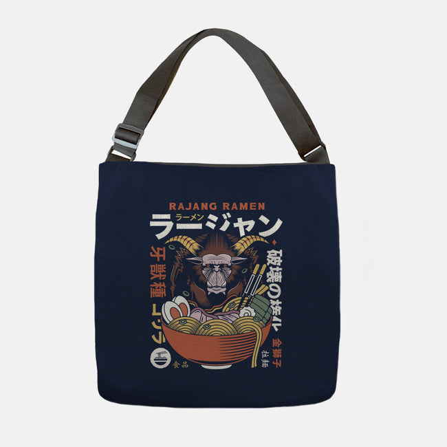 Rajang Ramen-None-Adjustable Tote-Bag-LAGELANTEE