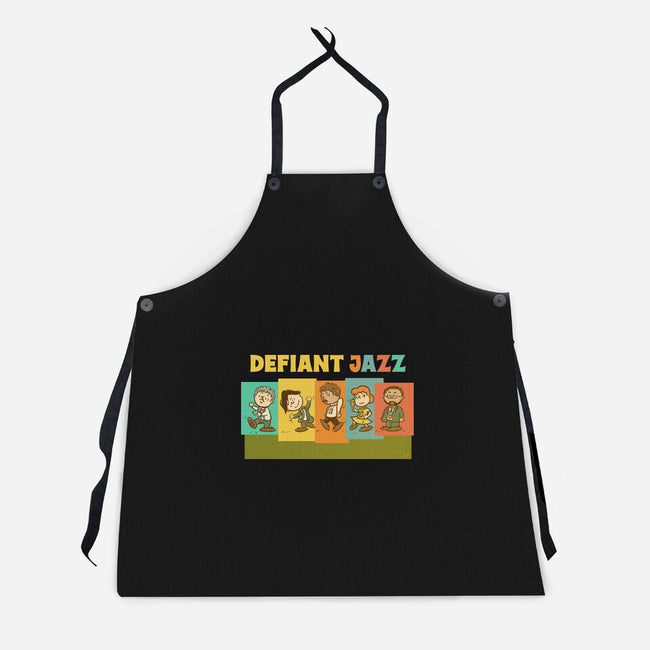 Defiant Jazz-Unisex-Kitchen-Apron-kg07