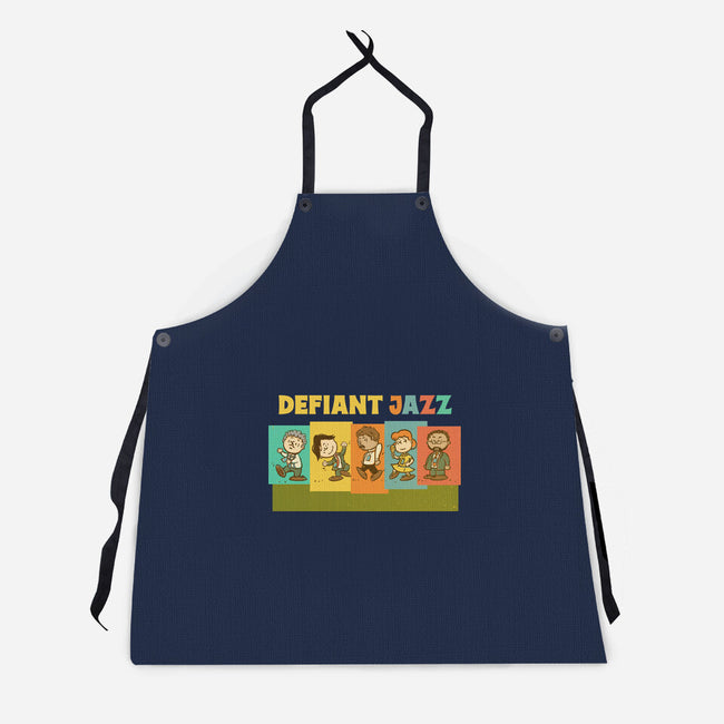 Defiant Jazz-Unisex-Kitchen-Apron-kg07