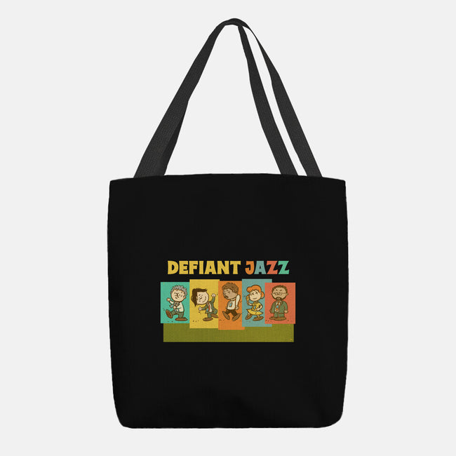 Defiant Jazz-None-Basic Tote-Bag-kg07