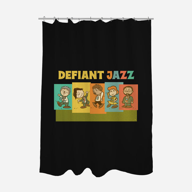 Defiant Jazz-None-Polyester-Shower Curtain-kg07