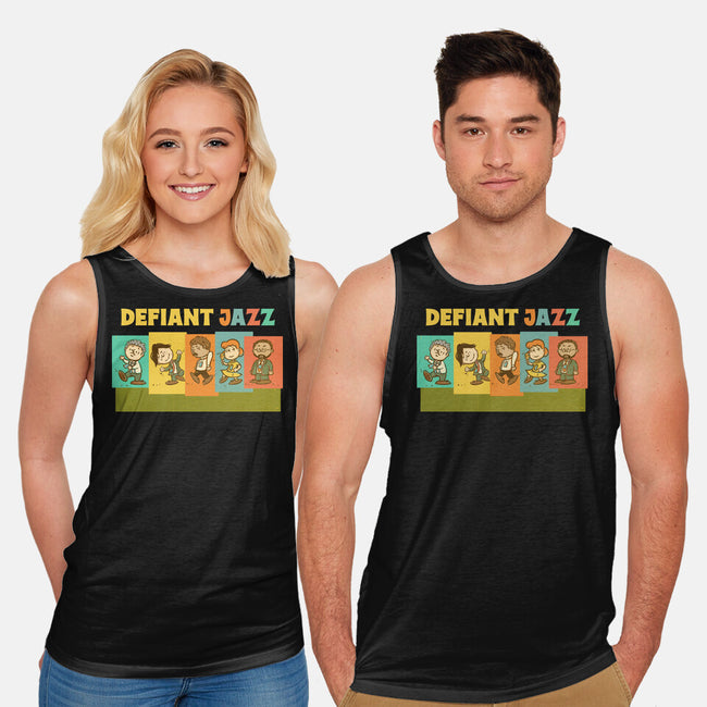 Defiant Jazz-Unisex-Basic-Tank-kg07
