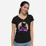 King Of The Dragons-Womens-V-Neck-Tee-rmatix