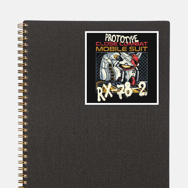 Close Combat Mobile Suit-None-Glossy-Sticker-momma_gorilla