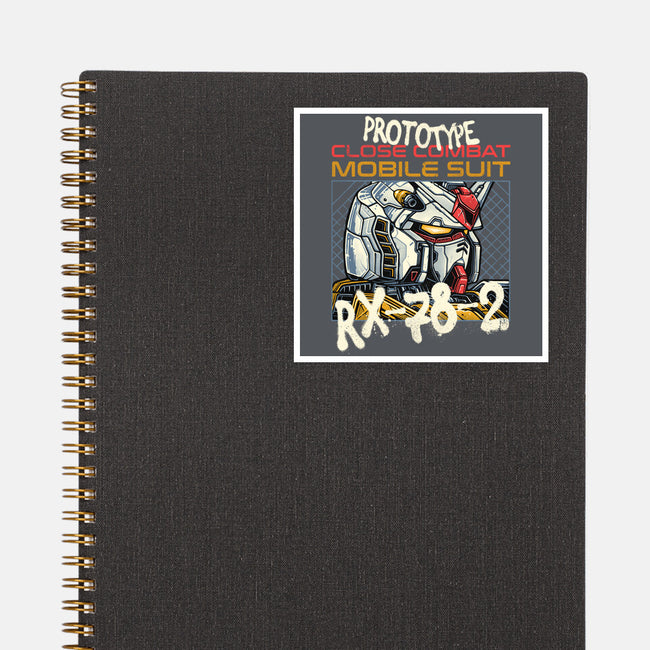 Close Combat Mobile Suit-None-Glossy-Sticker-momma_gorilla