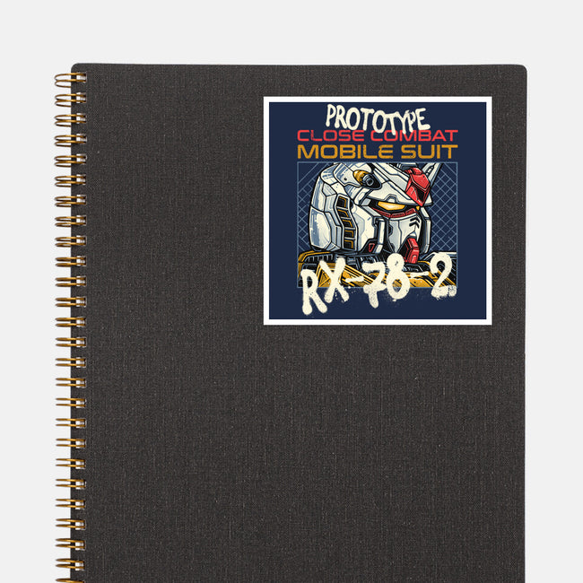 Close Combat Mobile Suit-None-Glossy-Sticker-momma_gorilla