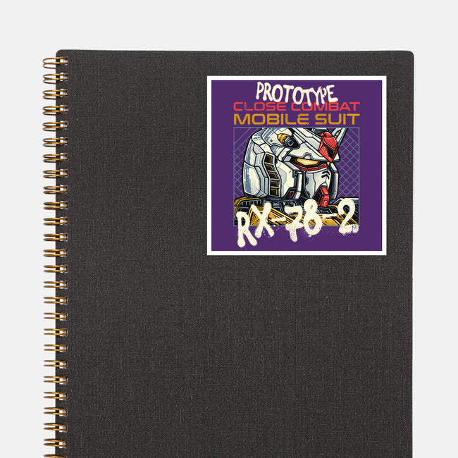Close Combat Mobile Suit-None-Glossy-Sticker-momma_gorilla