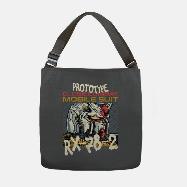 Close Combat Mobile Suit-None-Adjustable Tote-Bag-momma_gorilla