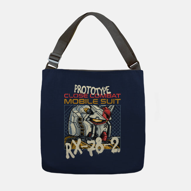 Close Combat Mobile Suit-None-Adjustable Tote-Bag-momma_gorilla