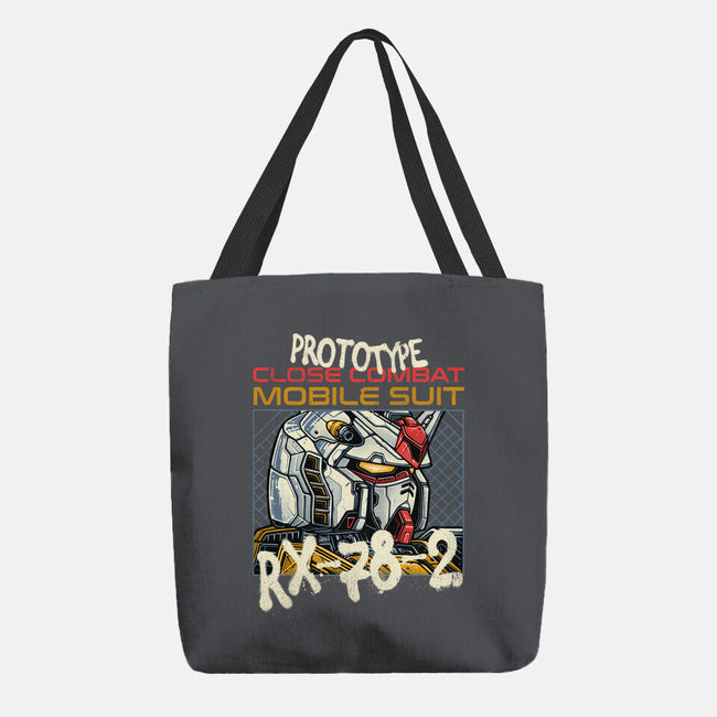 Close Combat Mobile Suit-None-Basic Tote-Bag-momma_gorilla