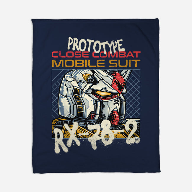 Close Combat Mobile Suit-None-Fleece-Blanket-momma_gorilla