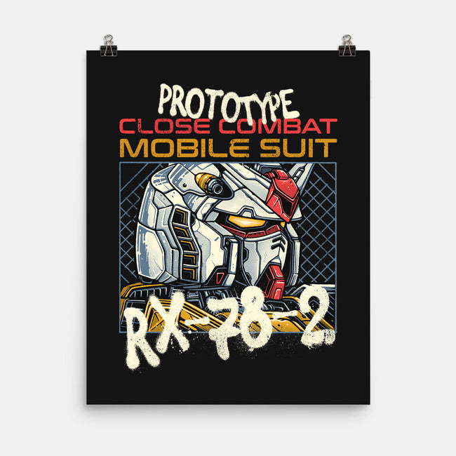 Close Combat Mobile Suit-None-Matte-Poster-momma_gorilla
