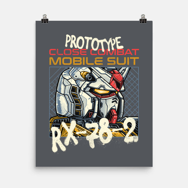 Close Combat Mobile Suit-None-Matte-Poster-momma_gorilla