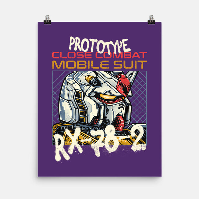 Close Combat Mobile Suit-None-Matte-Poster-momma_gorilla