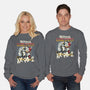 Close Combat Mobile Suit-Unisex-Crew Neck-Sweatshirt-momma_gorilla