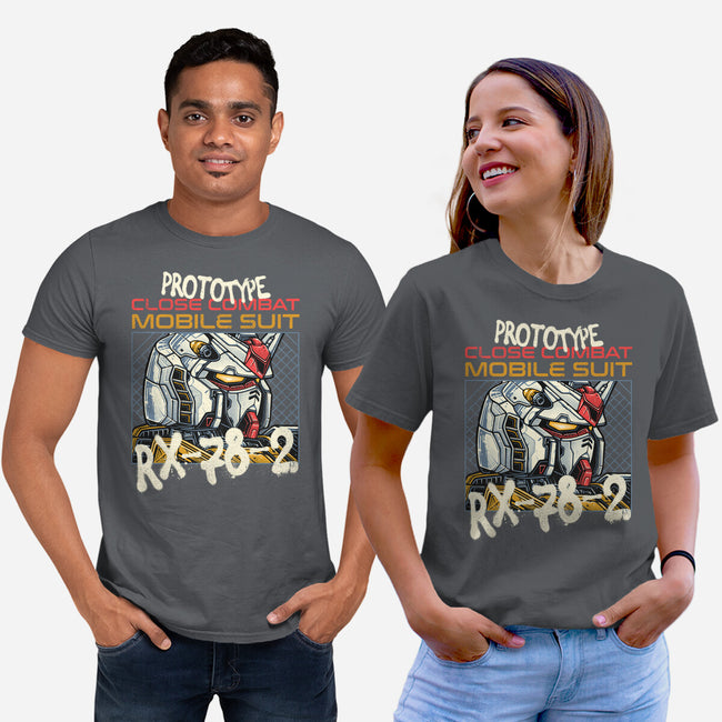 Close Combat Mobile Suit-Unisex-Basic-Tee-momma_gorilla