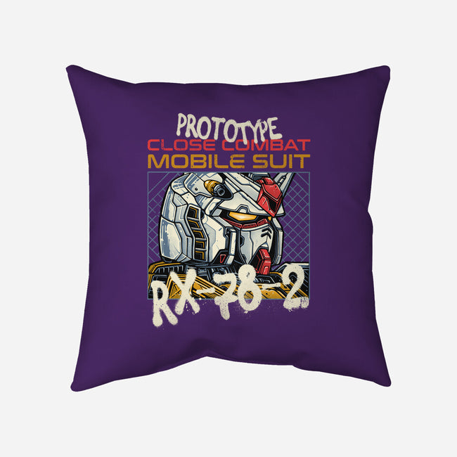 Close Combat Mobile Suit-None-Removable Cover w Insert-Throw Pillow-momma_gorilla