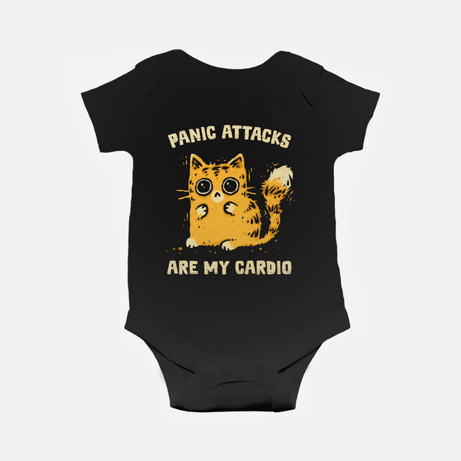 Panic Attacks Are My Cardio-Baby-Basic-Onesie-kg07