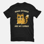 Panic Attacks Are My Cardio-Womens-Fitted-Tee-kg07